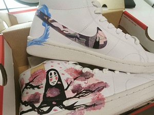 Nike spordijalatsid eridisainiga EU39/USA 8 käsitöö (2 foto / 7)