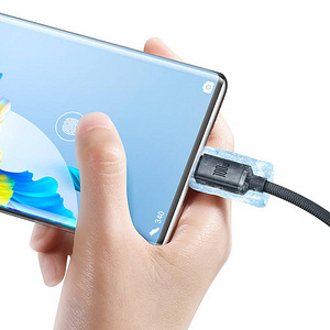 Baseus Crystal Shine cable USB to USB-C, 100W, 1.2m (black) (3 foto / 7)