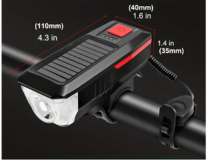 X-TIGERi rattatulede komplekt: 4-režiimiline USB-laetav LED- (2 foto / 2)