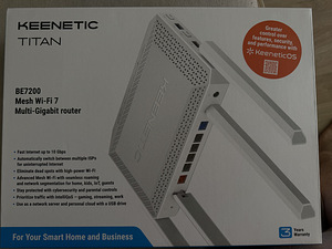 Keenetic TITAN BE7200 Mesh Wi-Fi 7 Multi-Gigabit Router (1 foto / 5)