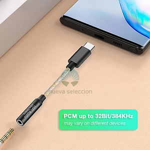 CX31993 USB-C DAC 3,5 kõrvaklappide sisendiga (32bit/384KHz) (2 foto / 2)
