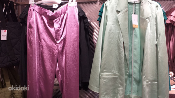 Uued moodne satiini püksid XL/2xl (foto #10)