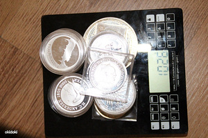 2kg hõbe mündid medalid 925 ja 999 proovidega (2 foto / 2)