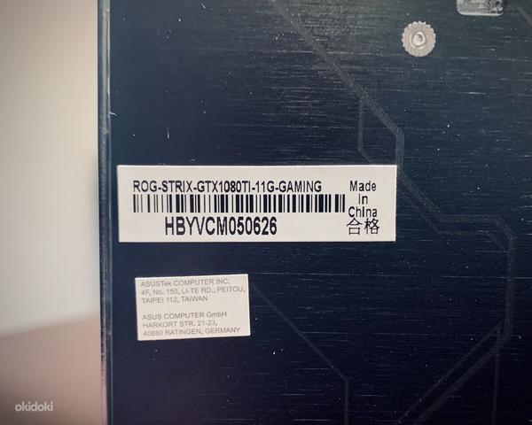 Asus ROG Strix GeForce GTX 1080 Ti OC edition (фото #3)