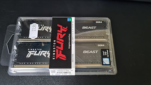 Kingston FURY Beast 32 ГБ 2x16 ГБ DDR4 3200 МГц KF432C16BBK2 (1 фото из 2)