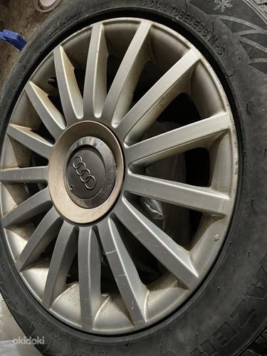 Оригинальные 18" шины Audi+диски, зимние (фото #1)