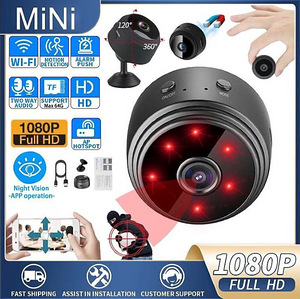 WiFi HD 1080p nutikas salvestav MINI valvekaamera (3 foto / 10)