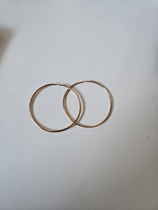 Золотые серьги 585, вес 3.0g (2 фото из 3)