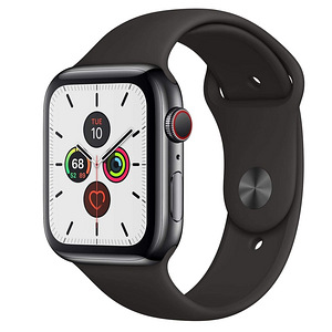 Apple Watch Series 5 Cellular 44mm Black Stainless Steel (1 foto / 4)