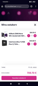 Intel Core Ultra 7 270K Plus combo (1 foto / 1)