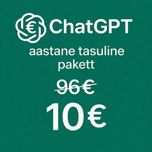 ChatGPT — tasuline aastane juurdepääs (1 foto / 1)