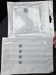 VW защитные наклейки на авто ручки от царапин