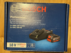 BOSCH Pro akulaadija + Aku 4,0 Ah komplekt. (1 foto / 5)