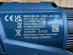 Akulööktrell Bosch Professional GSB18V-45 (5 foto / 5)