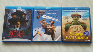 Blue-ray Monster House / UP / Sammyn Suuri Seikkailu 3D (1 foto / 3)