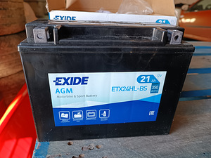 Новый аккумулятор AGM EXIDE 12v 21ah (2 фото из 3)