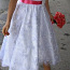 Свадебное платье средней длины (фото #2)