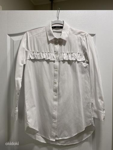 Белая рубашка Zara, xs (фото #1)