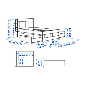 Peaaegu uus IKEA voodi + madrats (7 foto / 9)