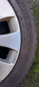 Оригинальные диски 5x112 R17 Skoda + шины (6 фото из 7)