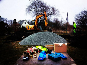 Vesi, kanalisatsioon, drenaaž. Reoveemahutite paigaldus (7 foto / 10)