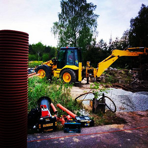 Vesi, kanalisatsioon, drenaaž. Reoveemahutite paigaldus (8 foto / 10)