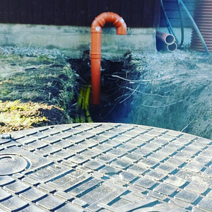 Vesi, kanalisatsioon, drenaaž. Reoveemahutite paigaldus (7 foto / 9)