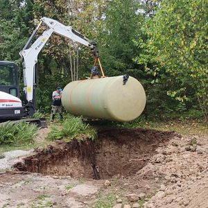 Reoveemahutite paigaldus. Vesi ja kanalisatsioon (6 foto / 10)