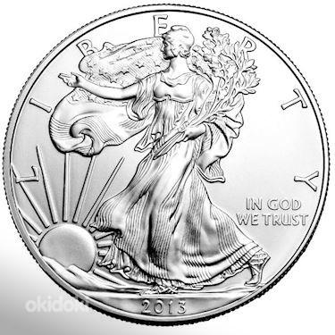 1 oz Ameerika Eagle hõbemünt 2013 (foto #1)