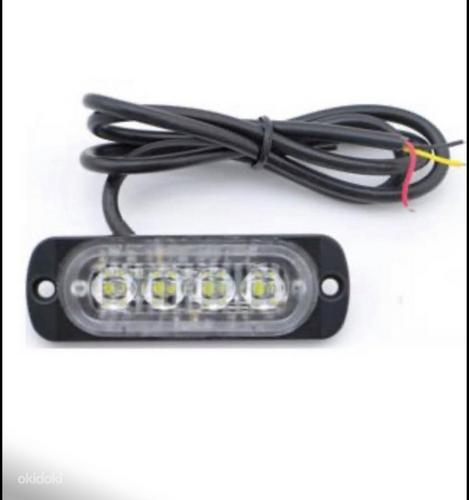 LED Strobo Pinnapealsed Vilkurid 12-24V (foto #3)