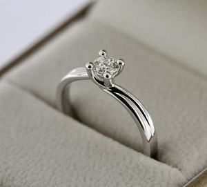 Sõrmus teemantiga 0.33ct (2 foto / 7)