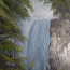 Kosk, Водопад 50x40 cm õli lõuend (foto #3)
