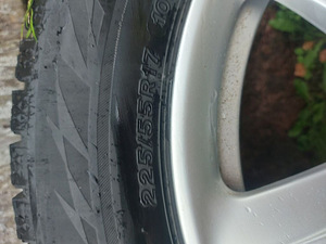 Audi 17" originaal veljed 5x112 + talverehvid 225/55/17 (3 foto / 6)