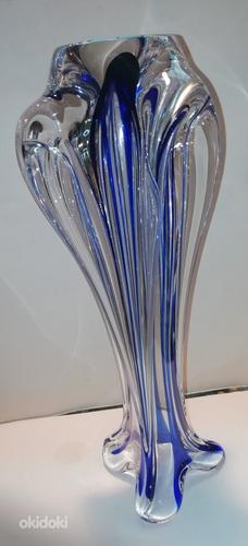 Очень красивая ваза (тяжелое стекло) !!! 38 см (фото #4)