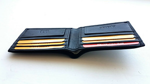 KABANA Rahakott RFID kaarditasku nahast kaaned must 1tk UUS (6 foto / 10)