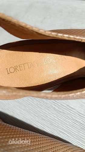Nahast sandaalid LORETTA BY LORETTA Uued (foto #3)