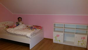 Lastetoa mööbel / Tüdrukute mööbel / voodi 120x200 / Meblik (3 foto / 5)