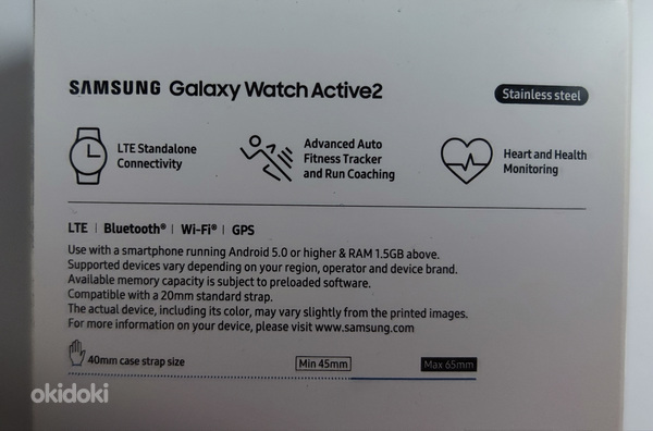 Samsung Galaxy Watch Active 2 nutikell (foto #3)