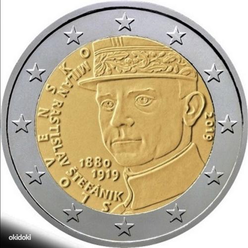 2 евро Словакия 2019 UNC (фото #1)