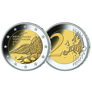 2 евро Бельгия,Германия,Люксембург 2024 UNC (2 фото из 4)
