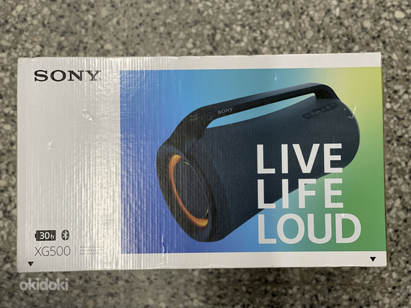 Портативная колонка Sony SRS-XG500, новая и уже в продаже! (фото #1)