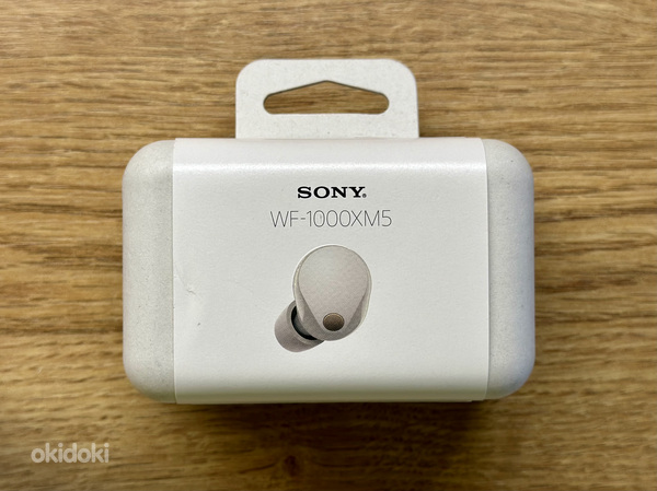 Наушники с шумоподавлением Sony WF-1000XM5, черный/серебрист (фото #1)