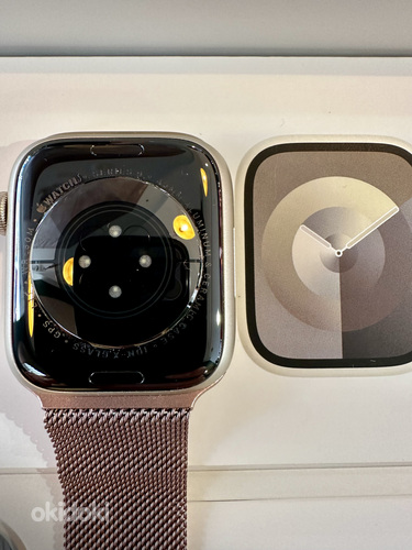 Apple Watch Series 9 45 мм LTE Starlight Sport Loop, как нов (фото #8)