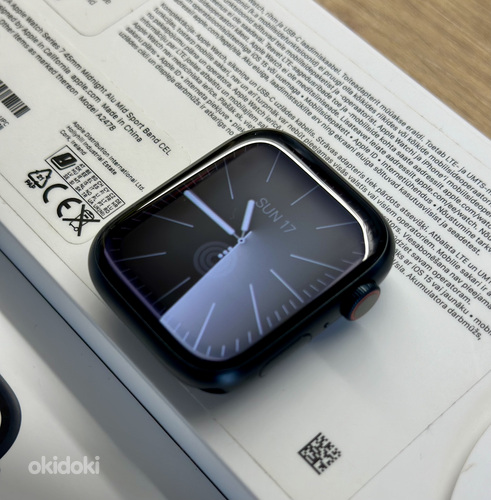 Apple Watch 7 45 мм LTE Midnight 100% батарея (фото #3)
