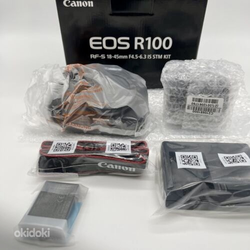 Canon EOS R100 + комплект 18-45 мм, черный. Новый! (фото #3)