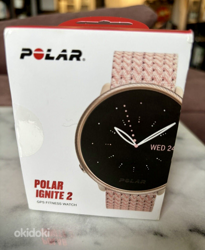 Часы Polar Ignite 2 GPS - розовое золото и розовое плетение (фото #1)