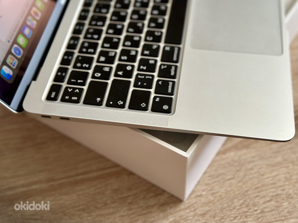 Apple Macbook Air 13 M1 8/256 Silver nagu uus! (foto #5)