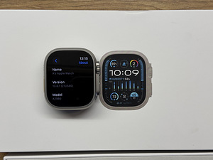 Apple Watch Ultra 2 49mm Titanium, Ocean band, uueväärne!