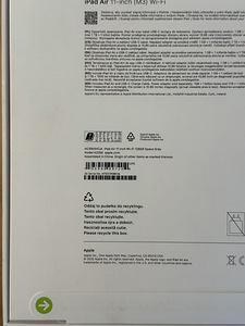 Apple iPad Air 11'' (2025) M3 128GB, WiFi Space Gray, uus! (3 foto / 5)