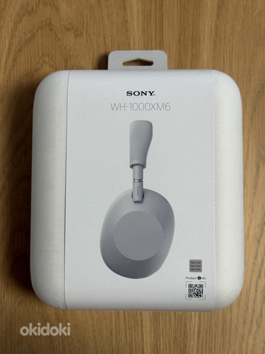Наушники Sony WH-1000XM6 серебристые. Новые и в запечатанной